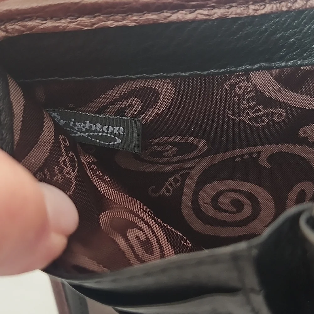 Brighton Leather Crossbody Wallet